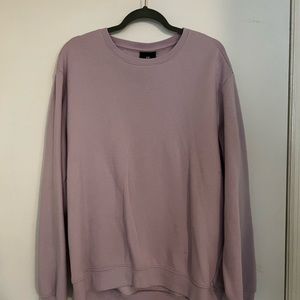 H&M Purple Crewneck Sweater Large